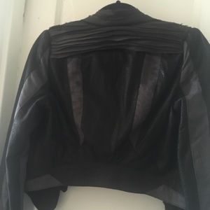Rockstar cropped black jacket